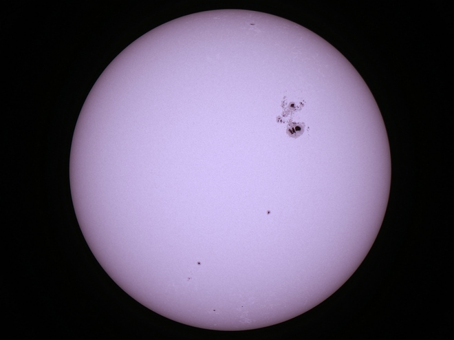 Słońce i Grupa Plam  AR 2192