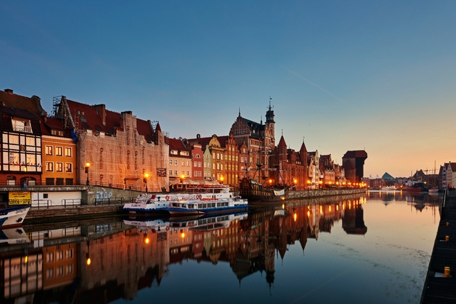 Gdańsk o świcie
