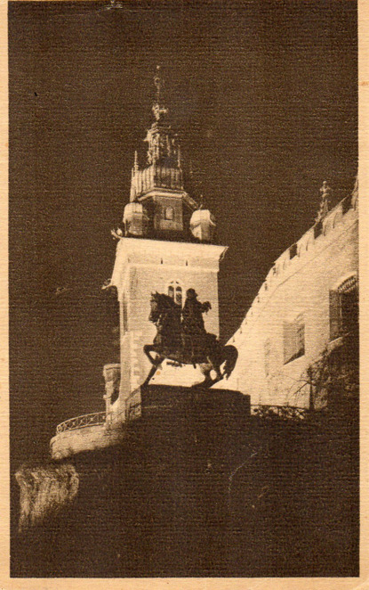 Pomnik Tadeusza Kościuszki , przedwojenny oryginalny ,przed zniszczeniem przez Niemc&oacute;w