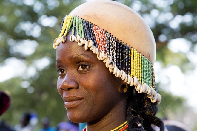 Portret kobiety afrykańskiej