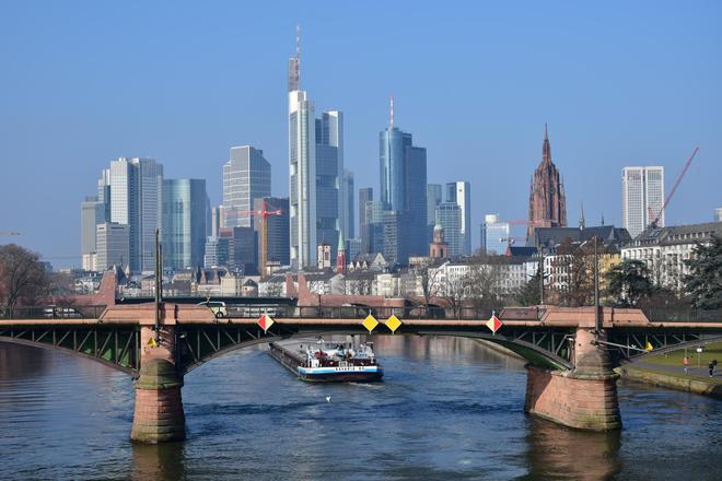 Widok na Frankfurt