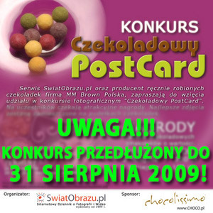 Konkurs fotograficzny "Czekoladowy PostCard" - przedłużony do końca wakacji!