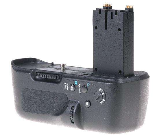 alternatywny grip battery pack zastępczy zastepczy delta foto-tip krakow kraków canon aparat sony Canon 500D, Sony Alpha A550, Sony Alpha A500 i Sony Alpha A900/850.