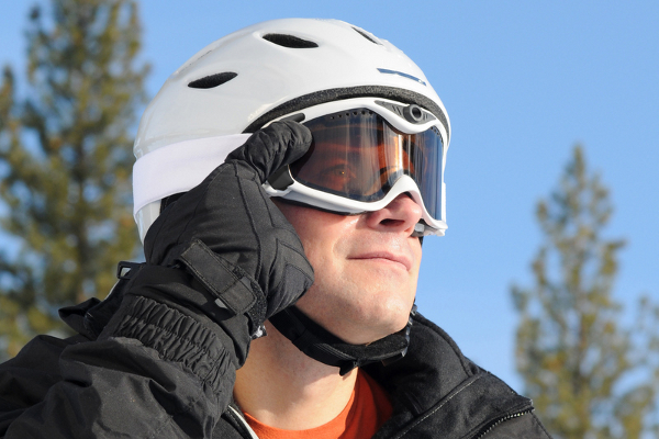 kamera gogle narciarski 