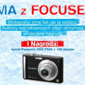 Wygraj aparat Panasonic DMC-FS20 i książki National Geographic w konkursie "Zima z Focusem"