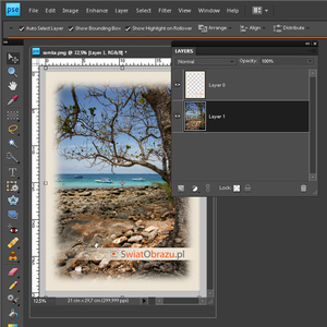 Tutorial wideo: zdjęcie w ramce - Adobe Photoshop Elements 8