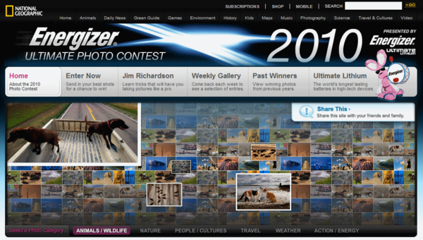 energizer national geographic photo contest