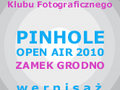 Wystawa Pinhole Open Air 2010 na Zamku Grodno w Zagórzu Śląskim