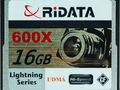 Ritek prezentuje nowe karty Compact Flash - RiDATA Lightning Series UDMA 600X