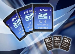 Toshiba prezentuje najszybsze karty SDHC