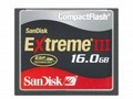 SanDisk CompactFlash Extreme III 12 GB i 16 GB