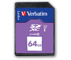 Verbatim SecureDigital XC - nowe karty SDXC