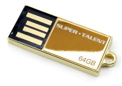 Super Talent Pico-C, czyli miniaturowe 64 GB w złocie