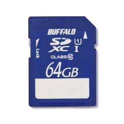 Buffalo SDXC 64 GB z 10. klasą prędkości