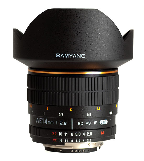 Samyang AE 14 mm f/2,8 ED AS IF UMC Aspherical Nikon F