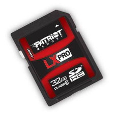 Patriot LX PRO - nowe karty SDHC z 10-tą klasą prędkości