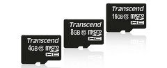 Transcend prezentuje nowe karty microSDHC