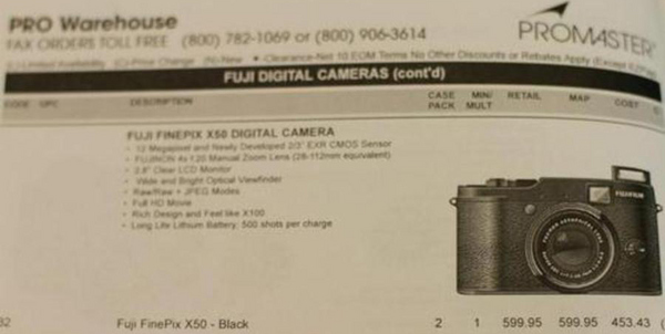 Fujifilm FinePix X50