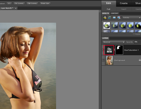Adobe Photoshop Elements 9 Zmiana koloru włosów