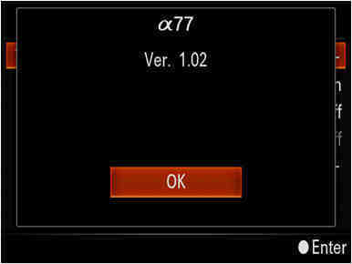 Sony SLT-A65 SLT-A77 firmware 1.03