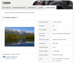 Nikon D3200 - oficjalne zdjęcia przykładowe