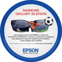 Epson: trzy pary okularów 3D gratis z projektorem TW6000