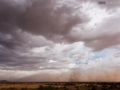 Burza piaskowa na time-lapse