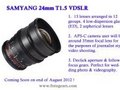 W sierpniu nowy Samyang 24 mm T1.5 dla filmowców