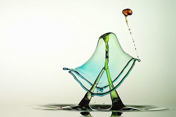 Markus Reugels krople wody high-speed photography ultra krótki czas naświetlania woda Arduino liquid art