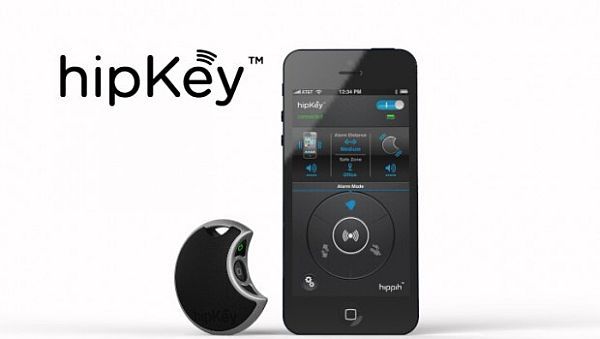 hipKey brelok szukanie lokalizator cenne aplikacja smartfon bluetooth