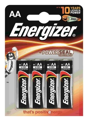 Energizer PowerSeal utrzymają początkową moc przez 10 lat
