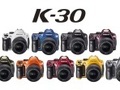 Pentax K-30 w różnych kolorach, różnych wykończeniach