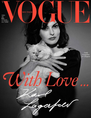 Karl Lagerfeld sfotografował swojego kota na okładkę Vouge