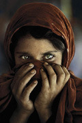 Nieznany  portret afgańskiej dziewczyny Steva McCurry