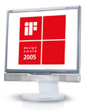 iF Product Design Award 2005 - dla monitorów LCD firmy NEC-Mitsubishi