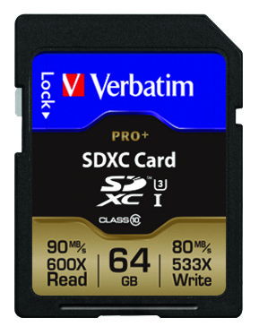 Szybkie karty Verbatim  Pro+ SD