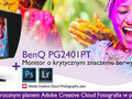 24-calowy monitor BenQ PG2401PT z rocznym planem Adobe Creative Cloud Fotografia 