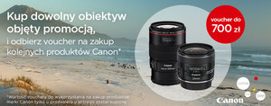 Promocja Canon: voucher na drugi produkt