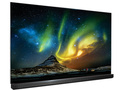 Zorza polarna na idealnie czarnym niebie na telewizorach LG OLED 4K 