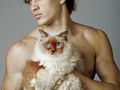 Fotograf znajduje podobieństwo między mężczyznami a kotami