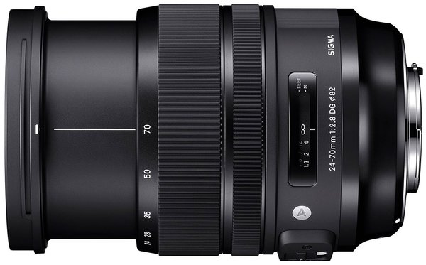 Sigma 24-70mm F2.8 DG OS HSM Art jasny standard zoom Canon EF Nikon F Sigma SA Sony E MC-11 