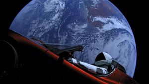 Trudno w to uwierzyć, ale to prawda - Tesla Roadster mknie przez Układ Słoneczny