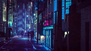 Tokio nocą w obiektywie Liama Wonga