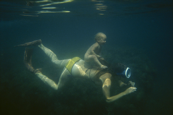 zdjęcie, alexander shogin, podwodne dziecko