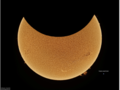 Time lapse z zaćmienia Słońca składający się 50 000 zdjęć