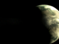 Zdjęcie Ziemi zrobione obiektywem mniejszym od krawędzi monety