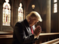 „Zdjęcie” Donalda Trumpa na którym modli się i ma… sześć palców