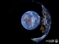Niezwykłe zdjęcie Ziemi nadesłane przez lądownik Odyseusz