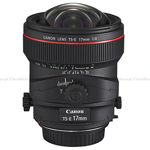 Canon TS-E 17mm f/4L i TS-E 24mm f/3.5L II - nowe obiektywy tilt&shift