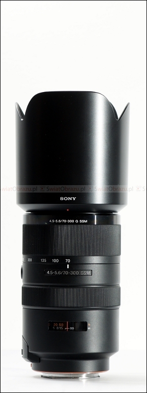 Sony 70-300 mm F/4.5-5.6 G SSM sony ssm f/4,5-5,6 g obiektyw test review opinia aparat fotografia szkło dyspersja winietowanie alpha DSLR A900 aberracja dystorsja